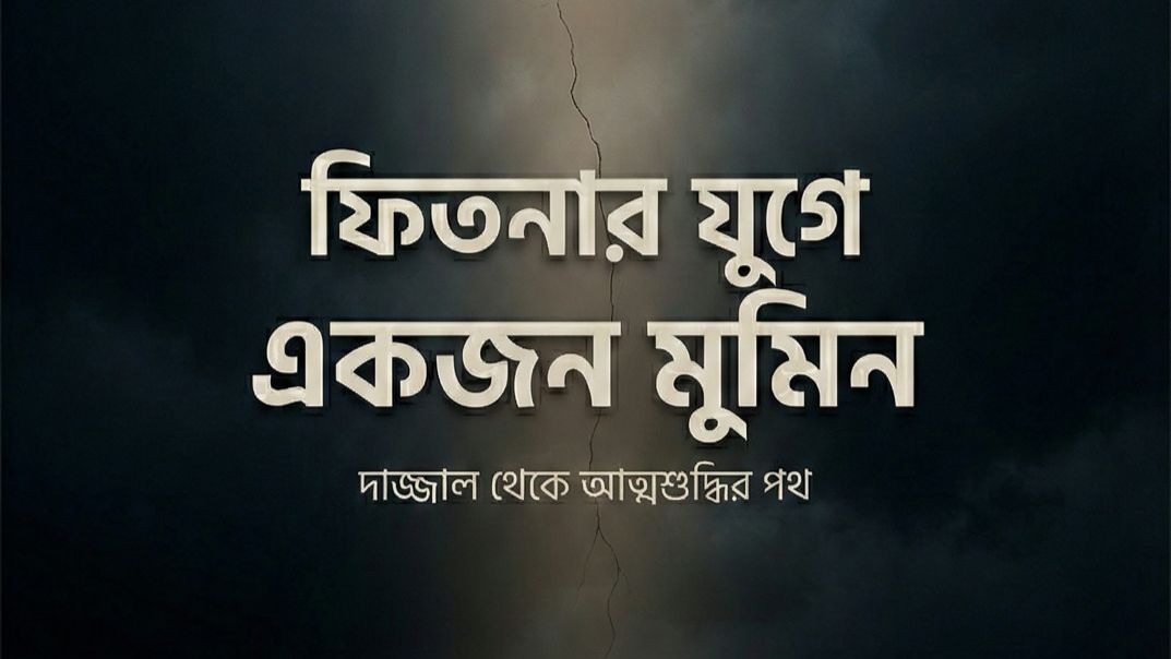 ফিতনার যুগে একজন মুমিন: দাজ্জাল থেকে আত্মশুদ্ধি (অডিও বুক, ভিডিও বুক সহ)